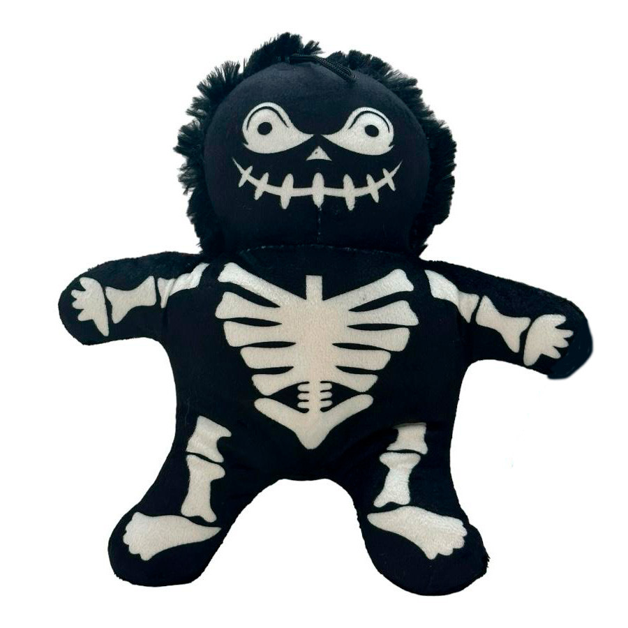 Esqueleto Preto de Pelúcia - 23cm - 1 unidade - Rizzo em Oferta na Shopee