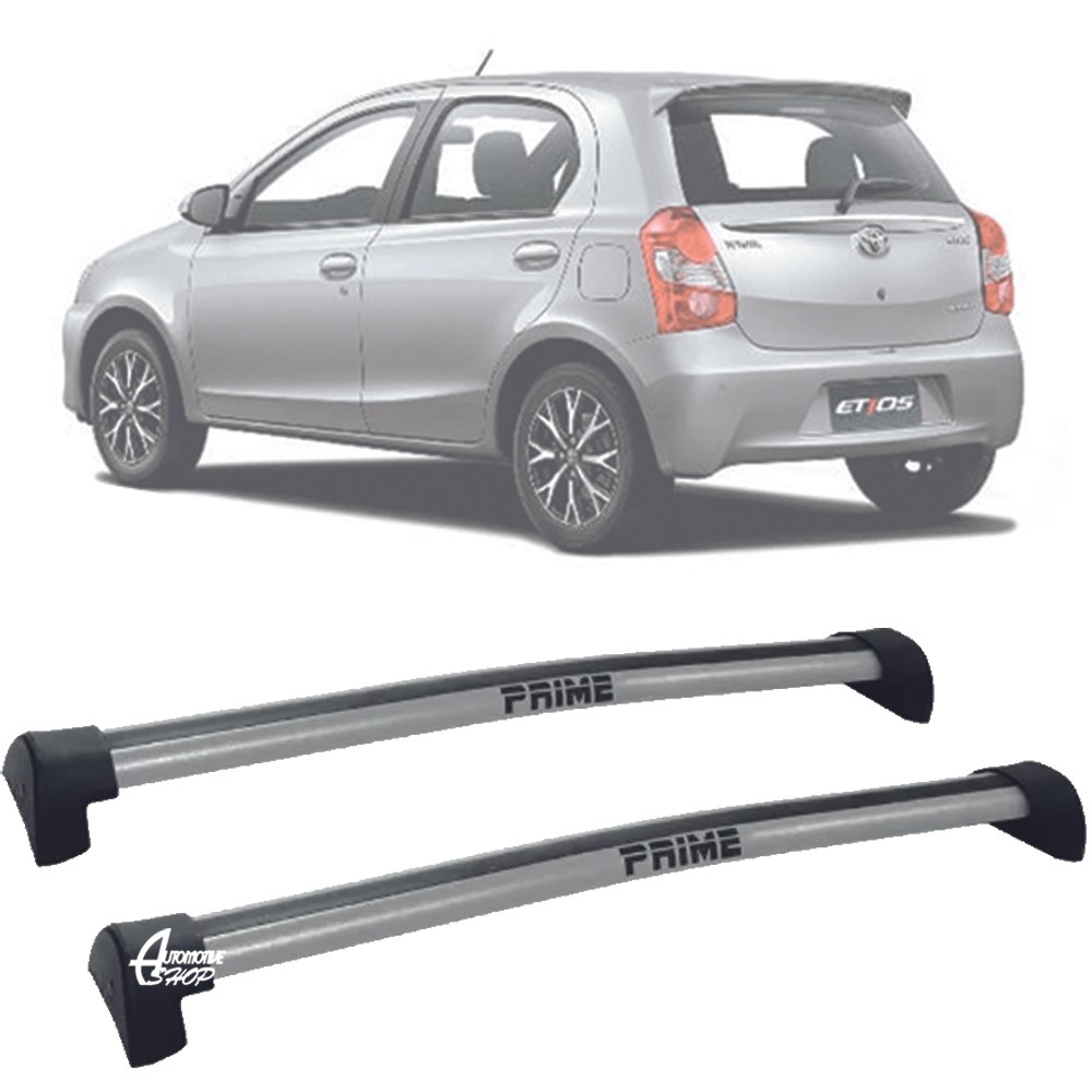 Rack Teto Aluminio Prime Toyota Etios Hatch 12-24 Prat PR033