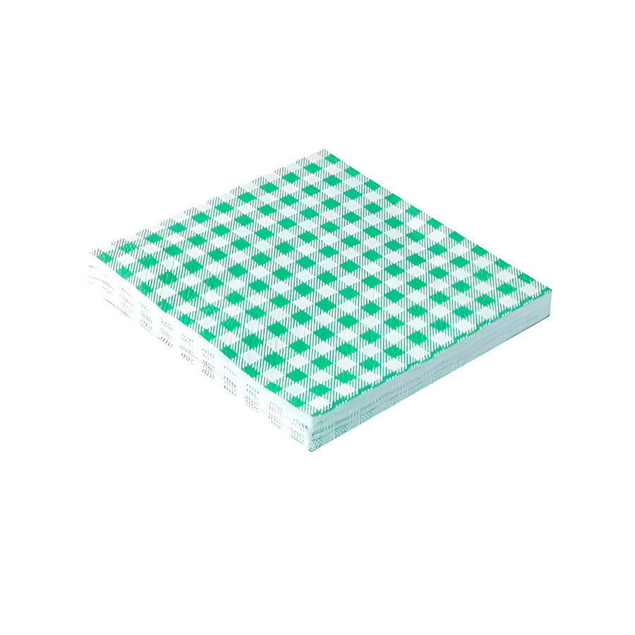 Guardanapo - 33x33cm - Verde Xadrez  - 20 unidades - Rizzo em Oferta na Shopee