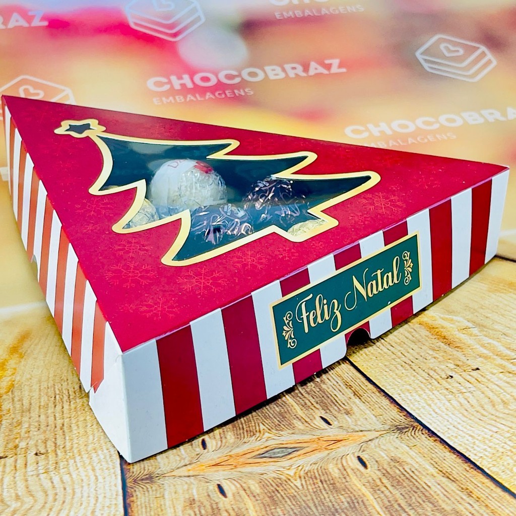 20 CAIXA 10 DOCES C/ VISOR ARVORE - NATAL NOEL ID5121  (NATAL IDEIA 2025) - Stationery