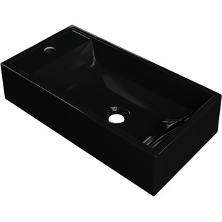 Cuba de Apoio Retangular Para Banheiro Lavabo Roma C01 RL545W Preto - Lyam em Oferta na Shopee