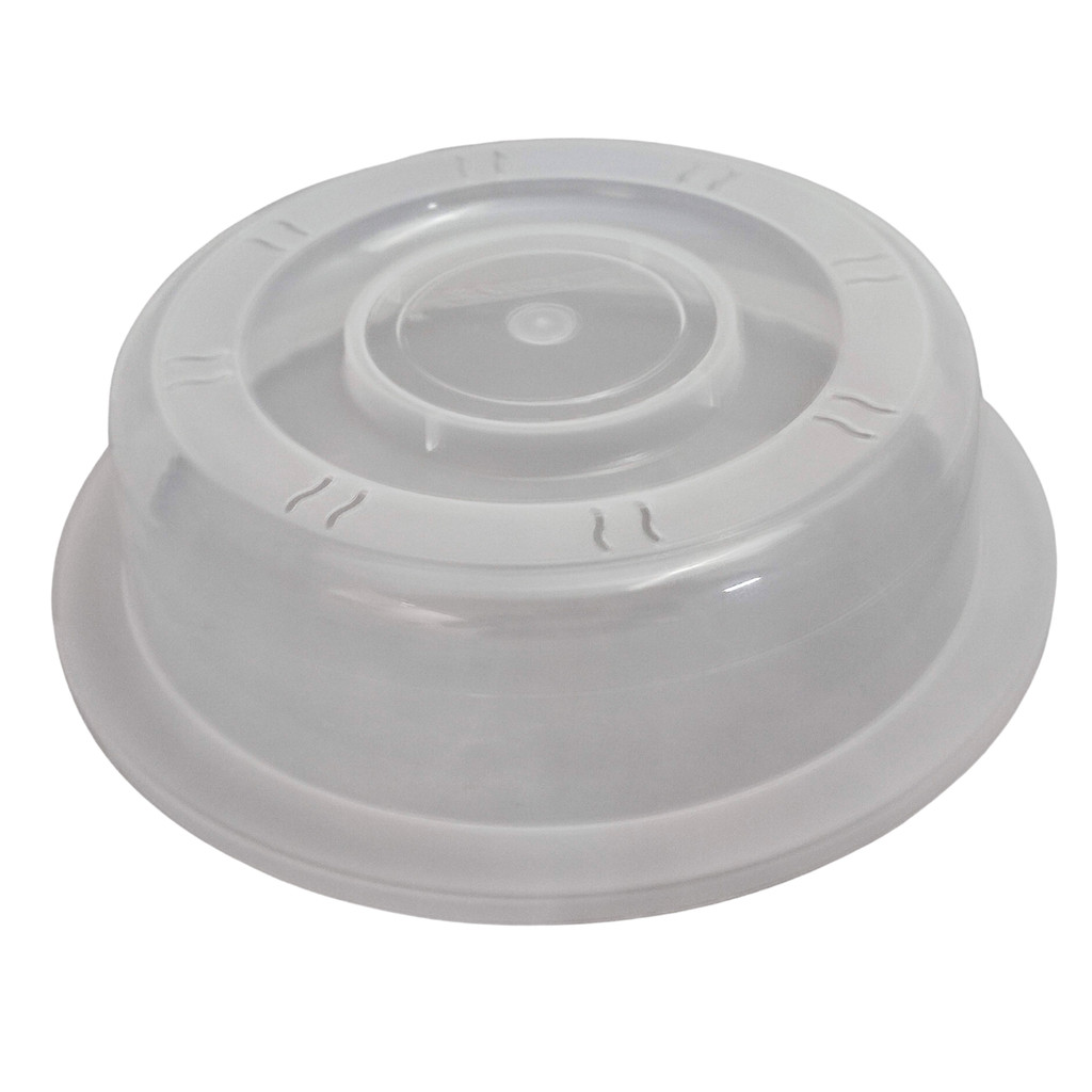 Tampa Para Microondas Transparente Prato Protetora Alimentos Resistente 27,5cm