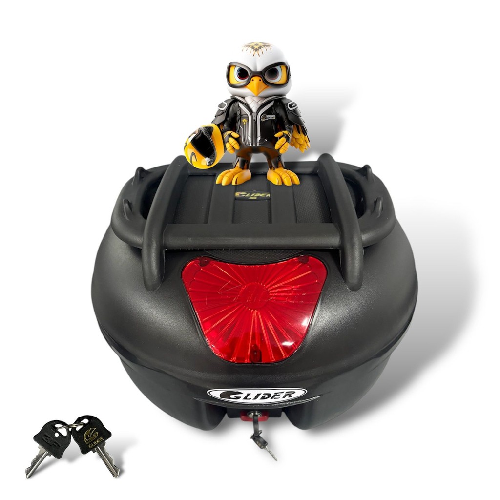Bau Bauleto Glider Moto Universal 35 Litros C/base