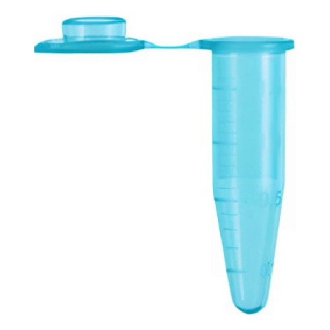 Microtubo Epp Flaconete 0,65 Ml Azul Caixa Com 5 Pacotes