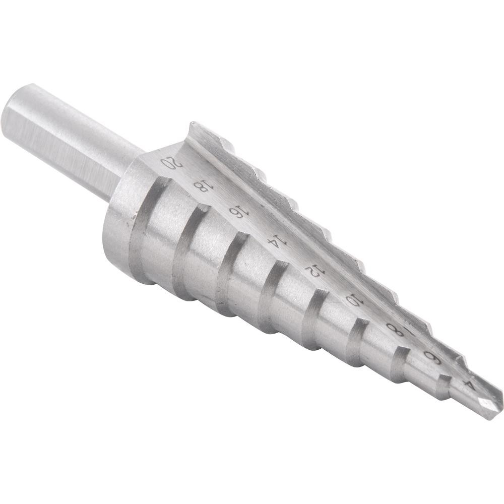Broca de Aço Rápido Escalonada 4 mm à 20 mm Vonder - Home & Living