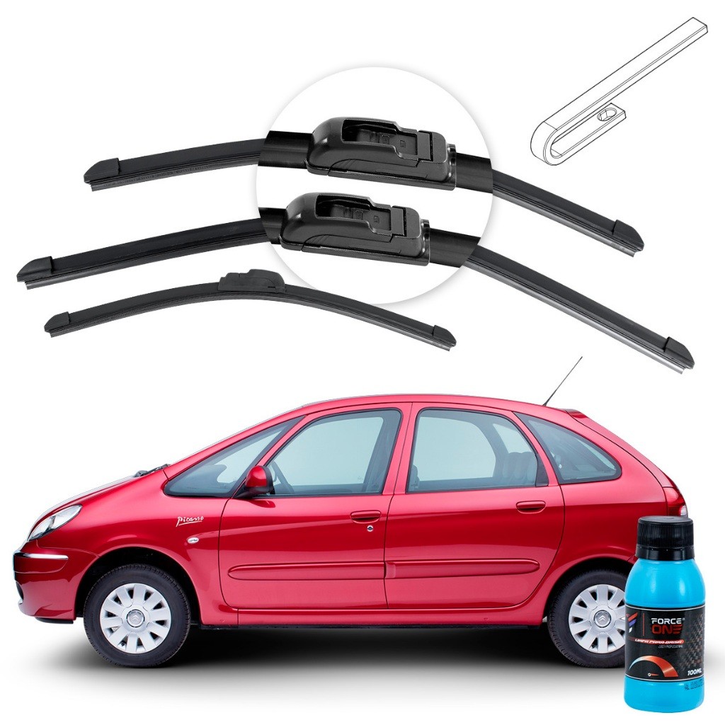 Limpador de Parabrisa Citroen Xsara Picasso ano 97 a 12 Universal Dianteira e Traseira em Oferta na Shopee