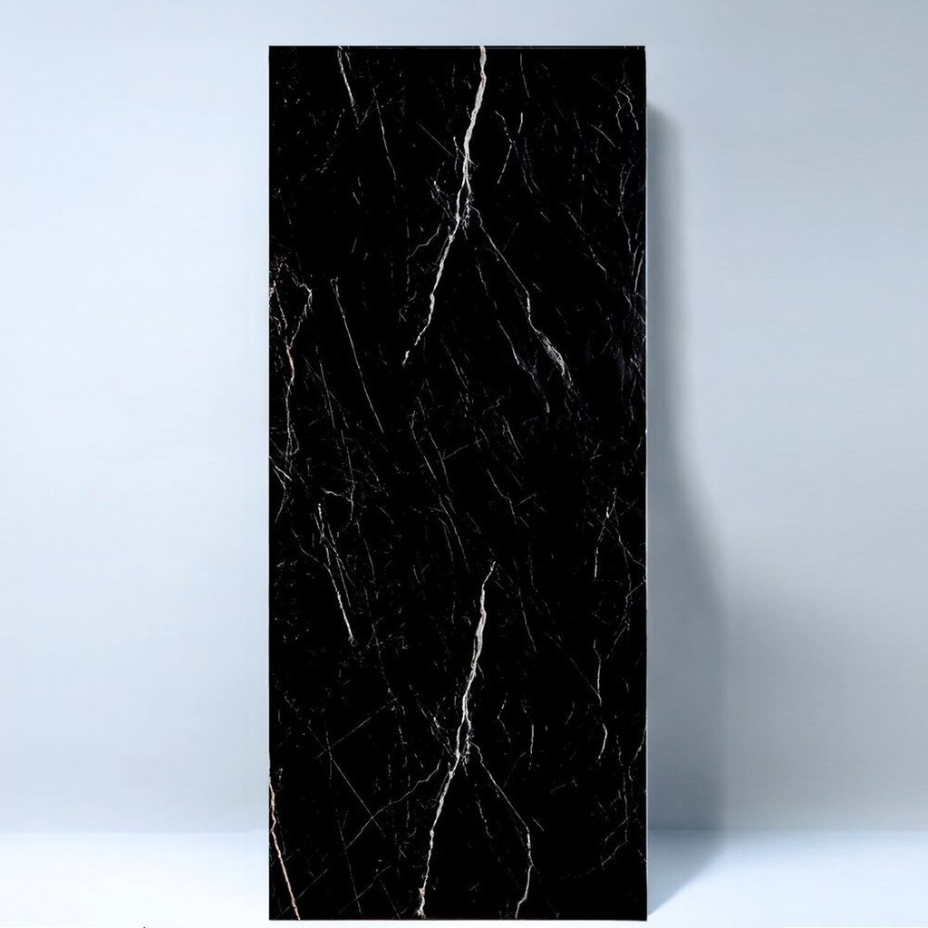 Placa Vinílica marmorizada Nero Grpvmne 2,75x1,20m (3,30m²/placa) em Oferta na Shopee