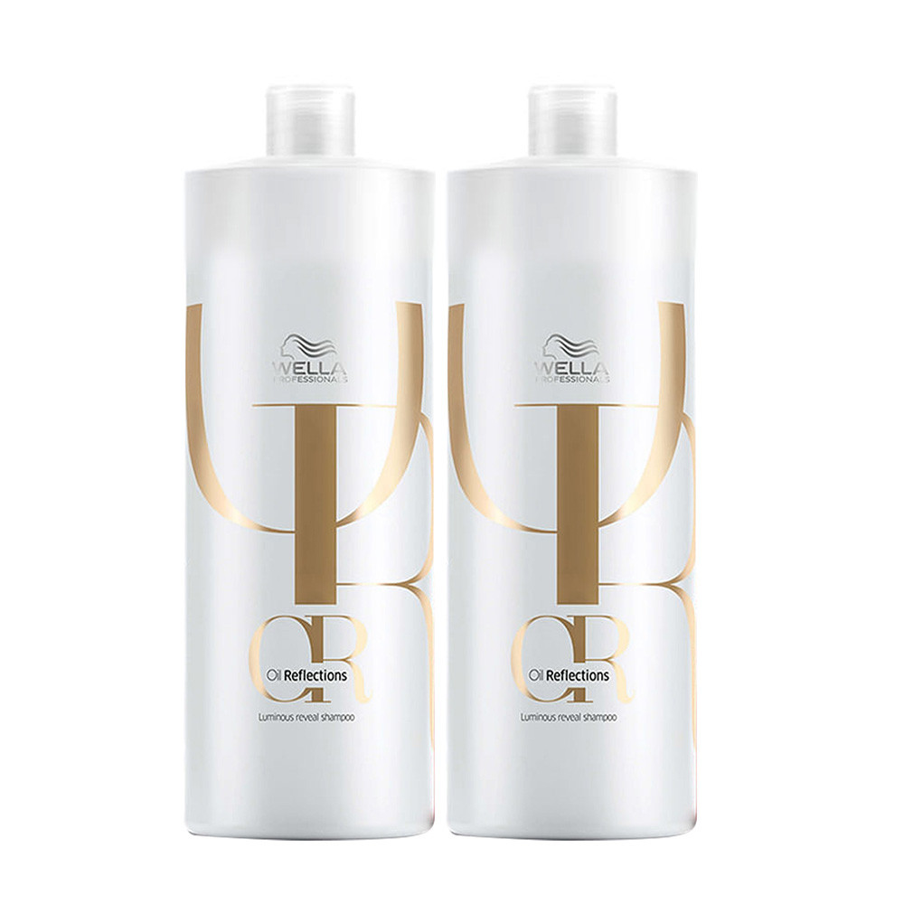 Kit Wella Professionals Oil Reflections Luminous Reveal - Shampoo 1L (2 unidades) em Oferta na Shopee