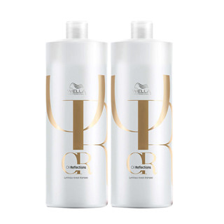 Kit Wella Professionals Oil Reflections Luminous Reveal - Shampoo 1L (2 unidades)