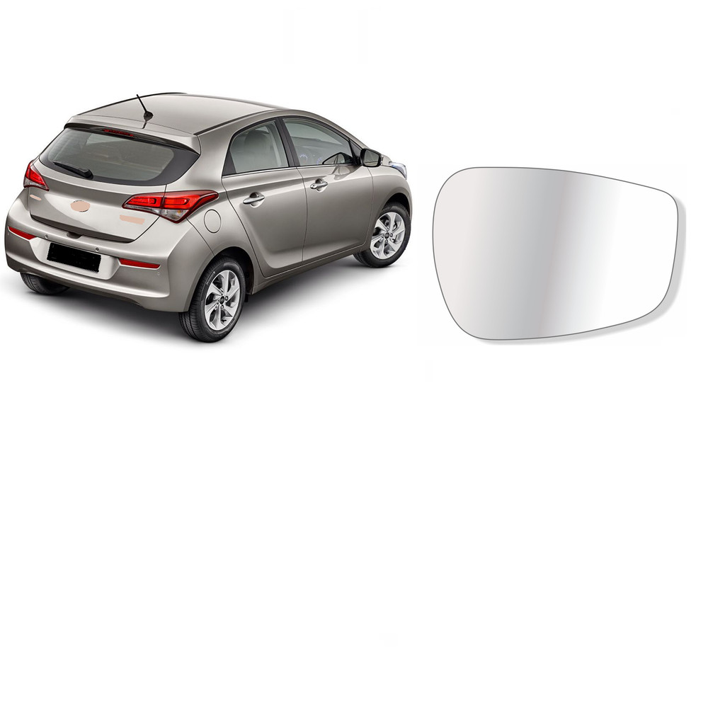 Lente Retrovisor Com Base Hb20 2013 2014 2015 2016 Lado Direito