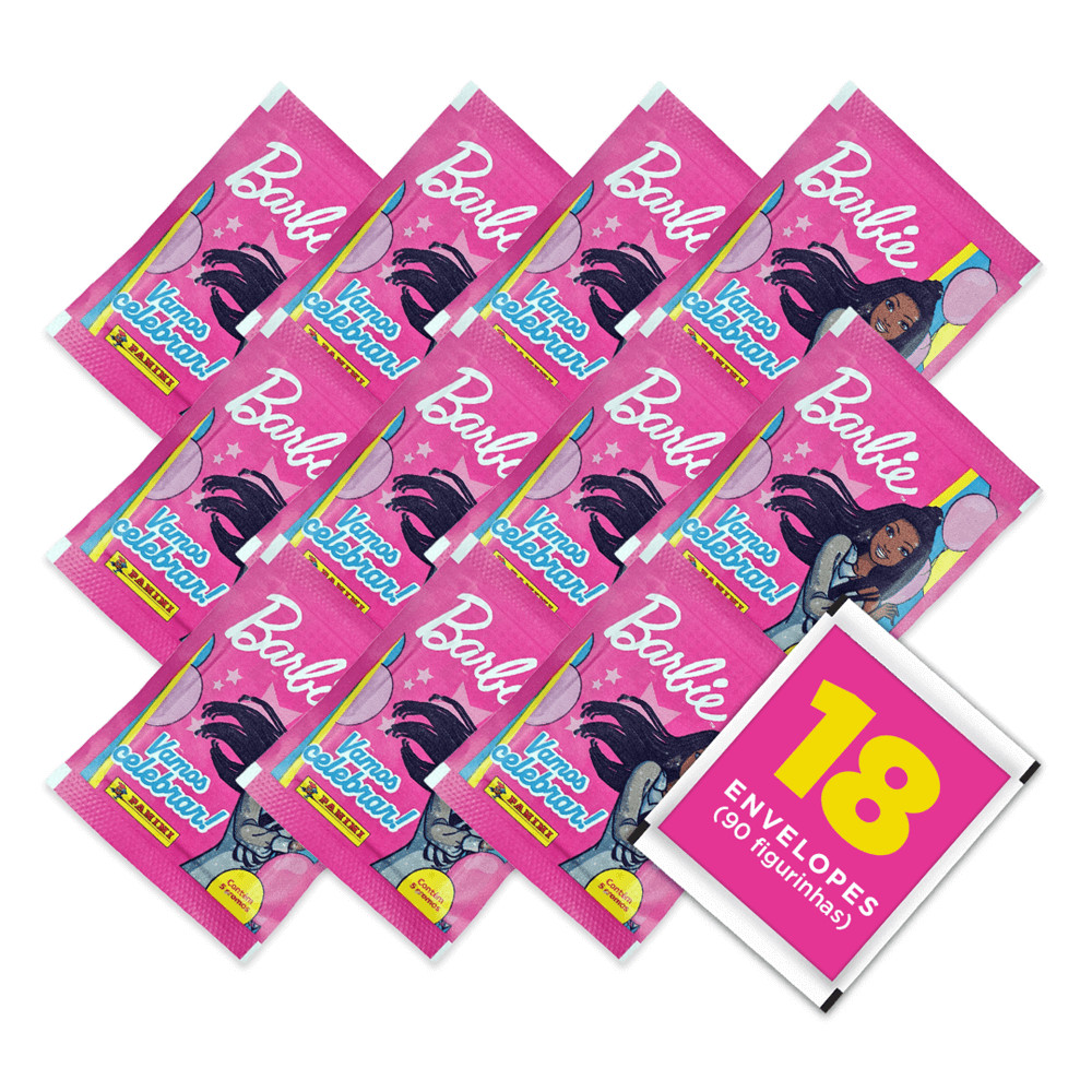 Barbie Vamos Comemorar: 90 Figurinhas (18 Env) Oficial Panini em Oferta na Shopee