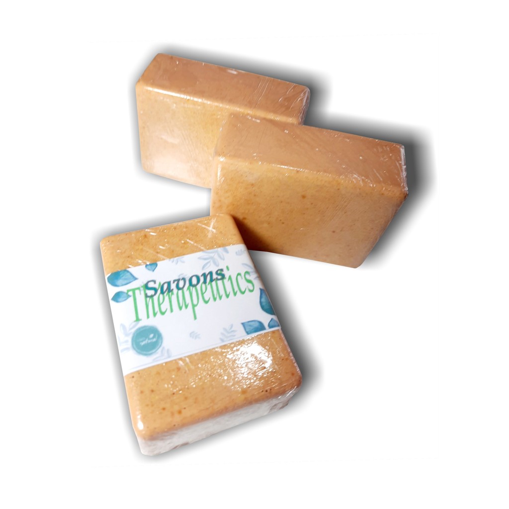 3 Sabonetes Artesanais de Açafrão Depilatório e Clareador