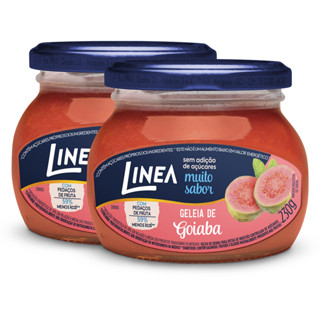 Kit 2 Geleias Linea Sabor Goiaba de 230g em Oferta na Shopee