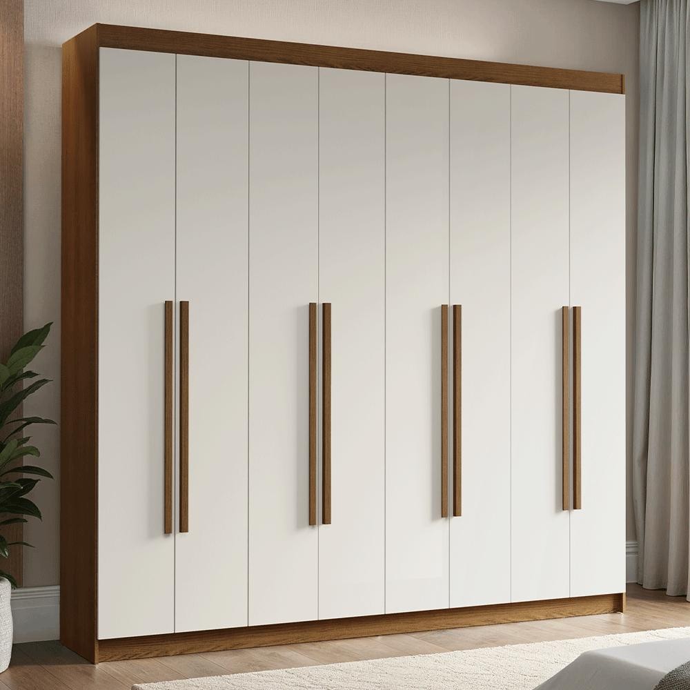 Guarda-Roupa Casal 8 Portas Batentes Venus Madesa R
