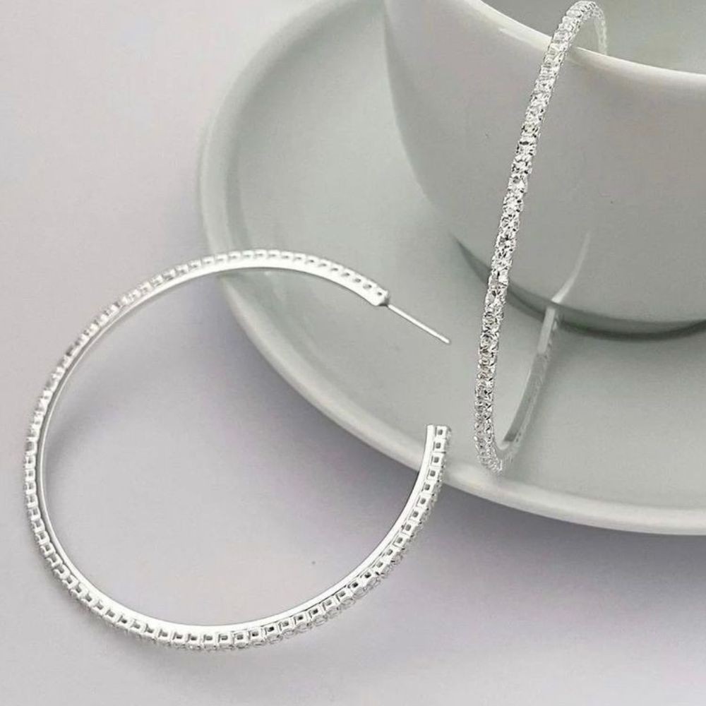 Brincos Brilhantes Grandes: Onde Comprar | BuscaProdutos