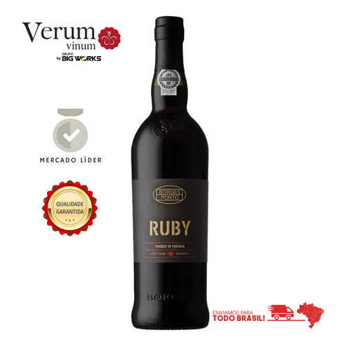 Vinho do Porto Borges Ruby Tinto 750 ml