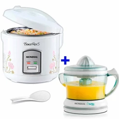 KIT Panela elétrica de arroz Bianca Rice NPE-05-5X + Espremedor de frutas E-01 Mondial