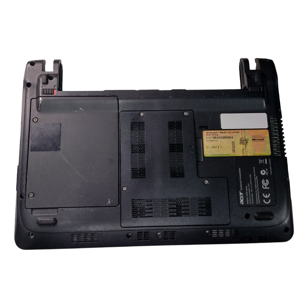 Carcaça Base Do Netbook Acer Aspire 1410 Com Tampas