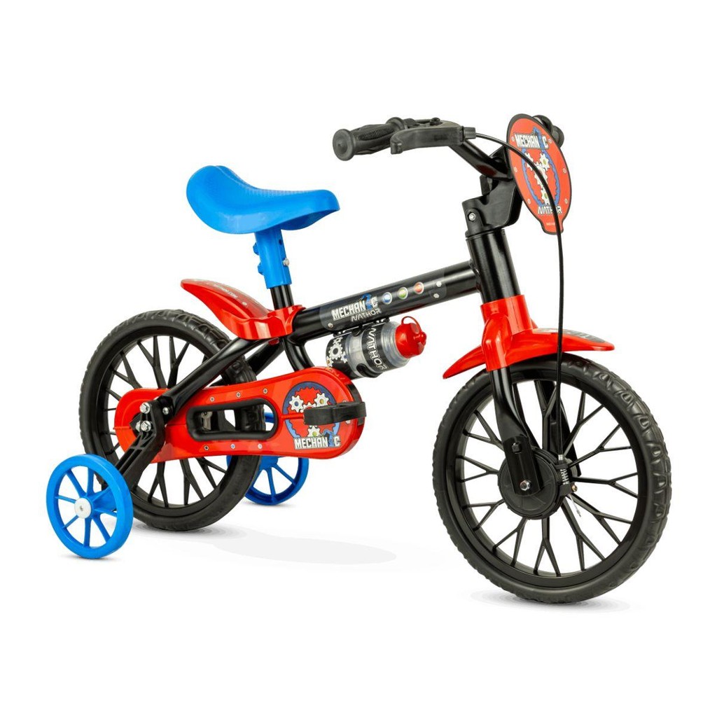 Bicicleta Infantil Criança Aro 12 Mechanic Nathor em Oferta na Shopee