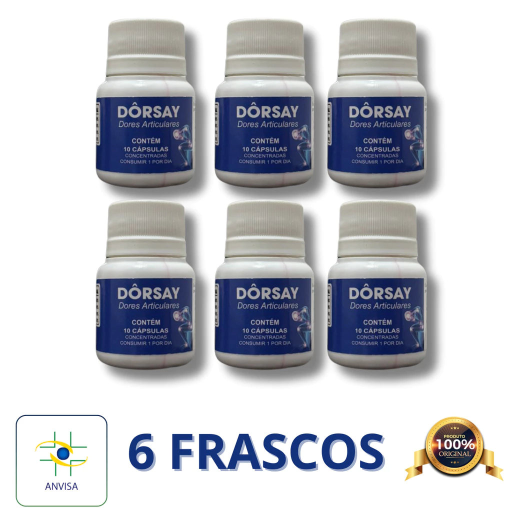 Kit com 06 DORSAY - 100% Natural