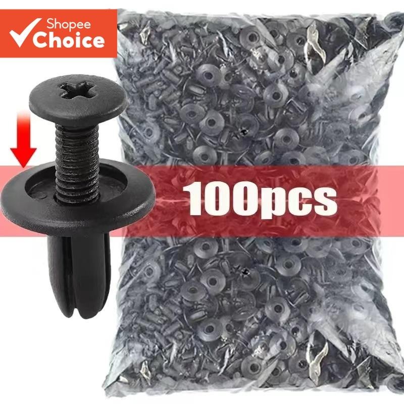 Rebites De Plástico Para Pára-Choques De Carro , Fixadores De Parafuso , Lamas , Pretos , Clipes De Fixação Toyota Focus