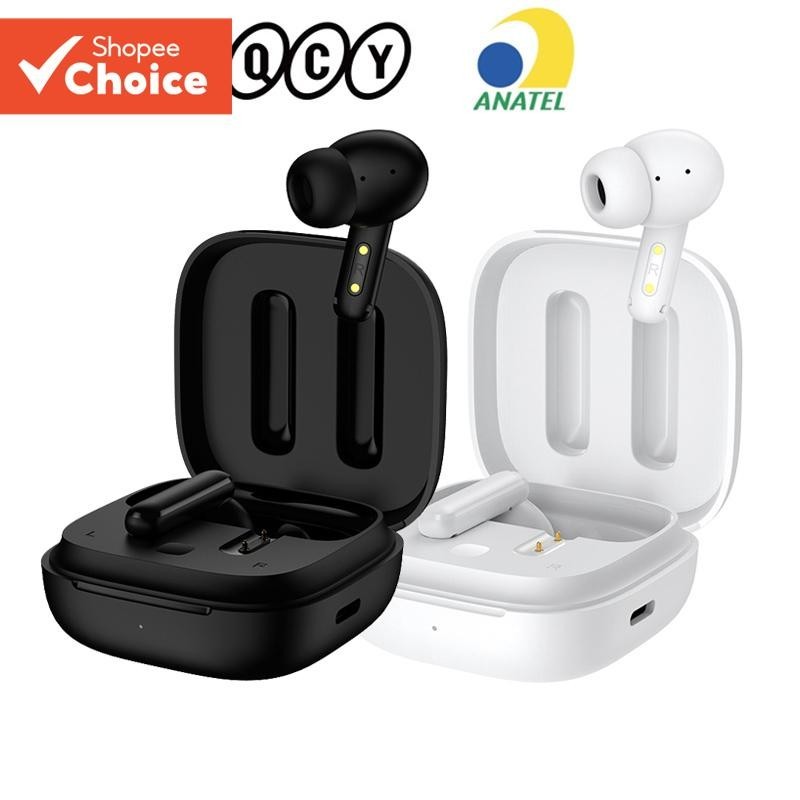QCY T13 Fones De Ouvido Jogos Esportes ANC Fone HT06 Bluetooth 5.3 28dB Profundidade E Modo Transparência Com Microfone