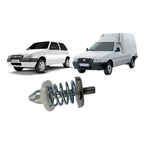 Fecho Trava Superior Capô Pino C/ Mola Fiat Uno Fiorino