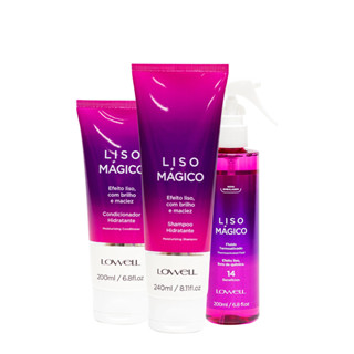 Lowell Liso Mágico Keeping Liss Kit Home Care (3 Produtos) em Oferta na Shopee
