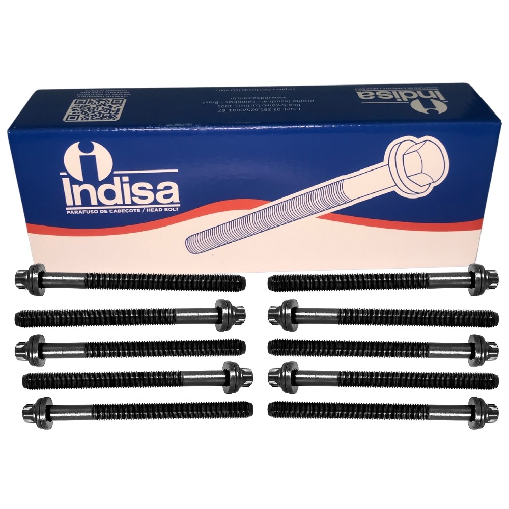 Jogo Parafuso Cabeçote C4 C5 Xsara 307 2.0 16v 2005 A 2013 em Oferta na Shopee