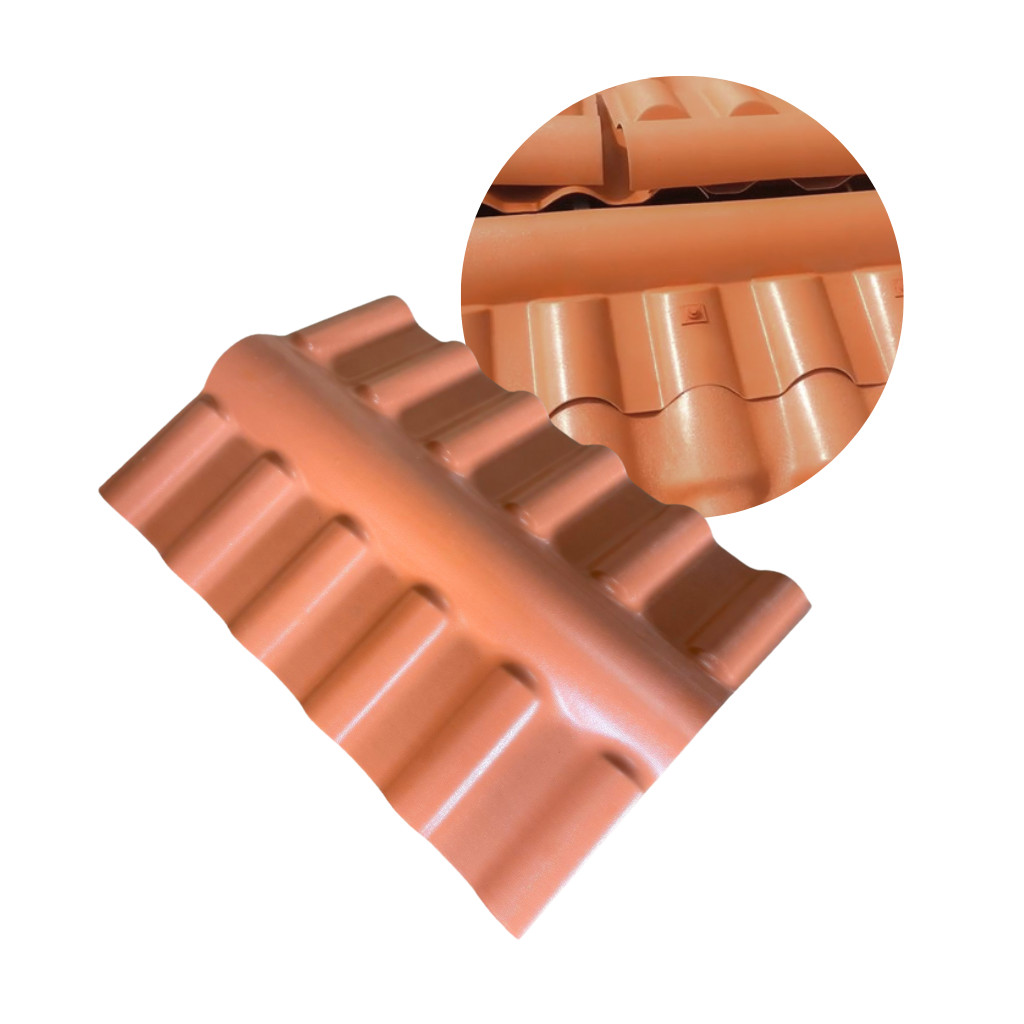 Cumeeira Nortelit Pvc Plan Central Articulada Ceramica Par