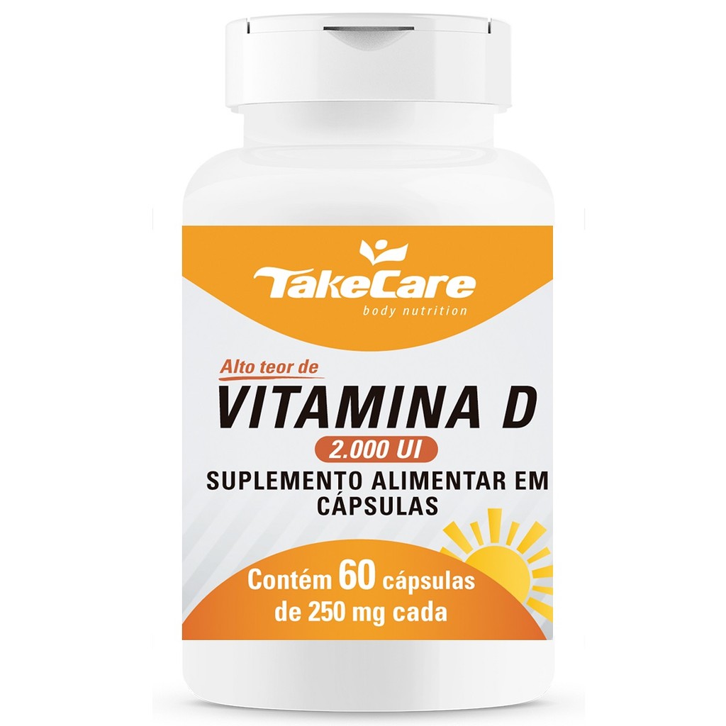 VITAMINA D 2.000 UI - 60 CÁPSULAS - 250MG
