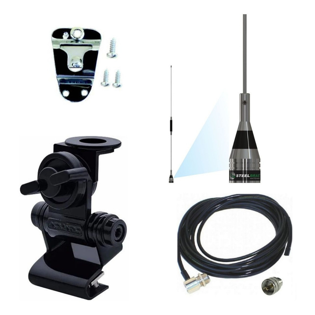 Antena M Px Bobina Cabo S Porta M Mini Ap0187 S Ptt Brinde