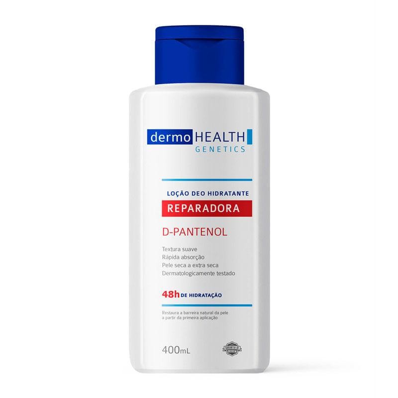 Loção Deo Hidratante Dermo Health Genetics Reparadora D-Pantenol 400ml em Oferta na Shopee