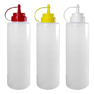 Kit 3 Bisnagas Sortidas Grandes 1 Litro Molhos Ketchup Maionese Mostarda Colorida em Oferta na Shopee