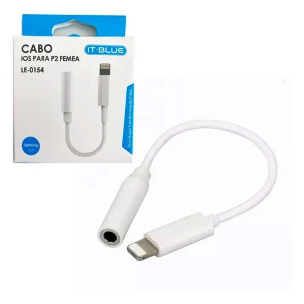 Cabo Adaptador Tipo C P2 Fone de Ouvido  Compatível Xiaomi, Motorola e Outros Celulares