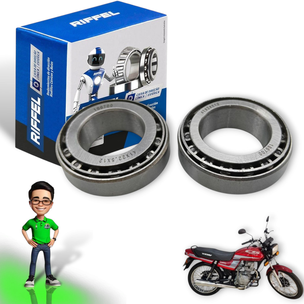 Caixa De Direção Cônica CG 125 / Turuna / ML 83-99 Riffel