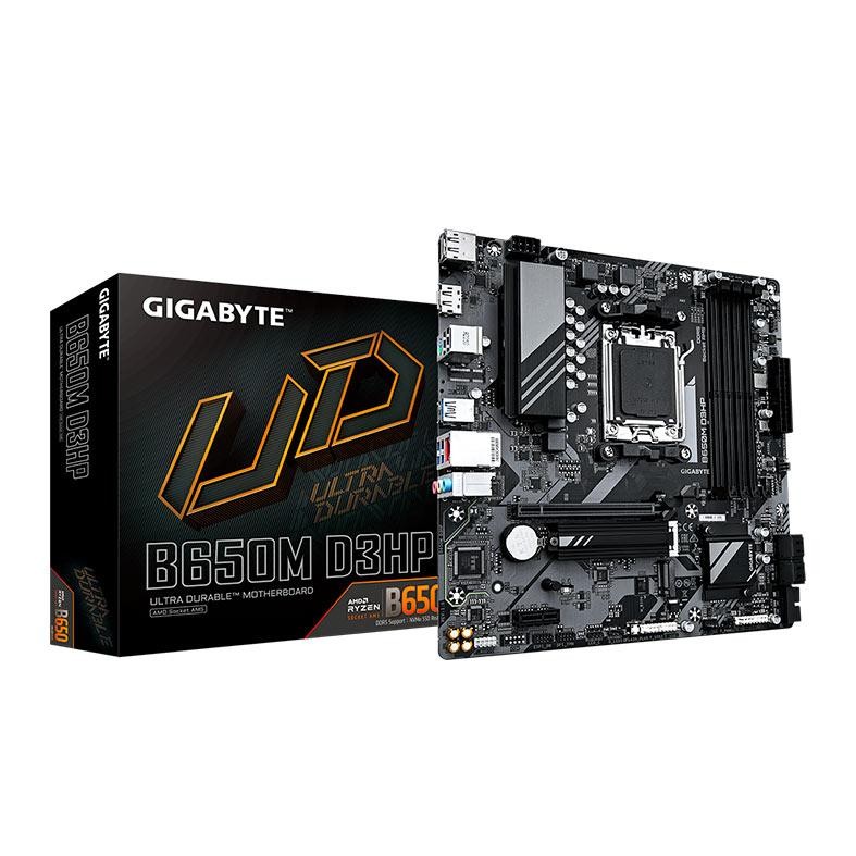 Placa Mae Gigabyte B650M D3HP, DDR5, Socket AM5, M-ATX, Chipset AMD B650, B650M-D3HP (Pichau Oficial)