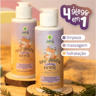Óleo Vegetal Hidratante Corporal Infantil Verdi Natural 100% Natural com Óleos Essenciais
