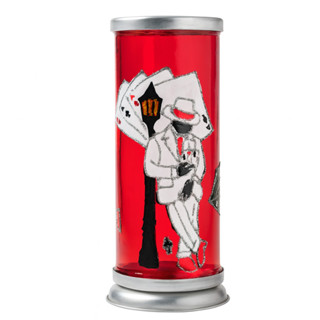 Suporte de Vela Votiva 7 Dias Zé Pelintra Vidro Vermelho Pintura Manual Umbanda em Oferta na Shopee