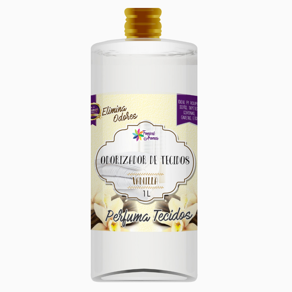 Refil Perfumado Odorizador de Tecidos Vanilla 1L Tropical Aromas em Oferta na Shopee