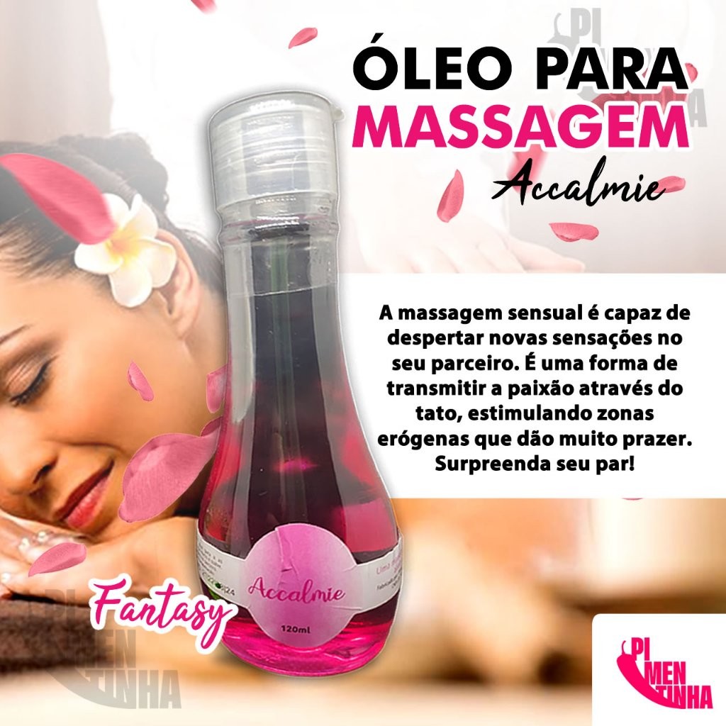 Óleo de Massagem Corporal Acealime Fantasy 120ml Relaxante