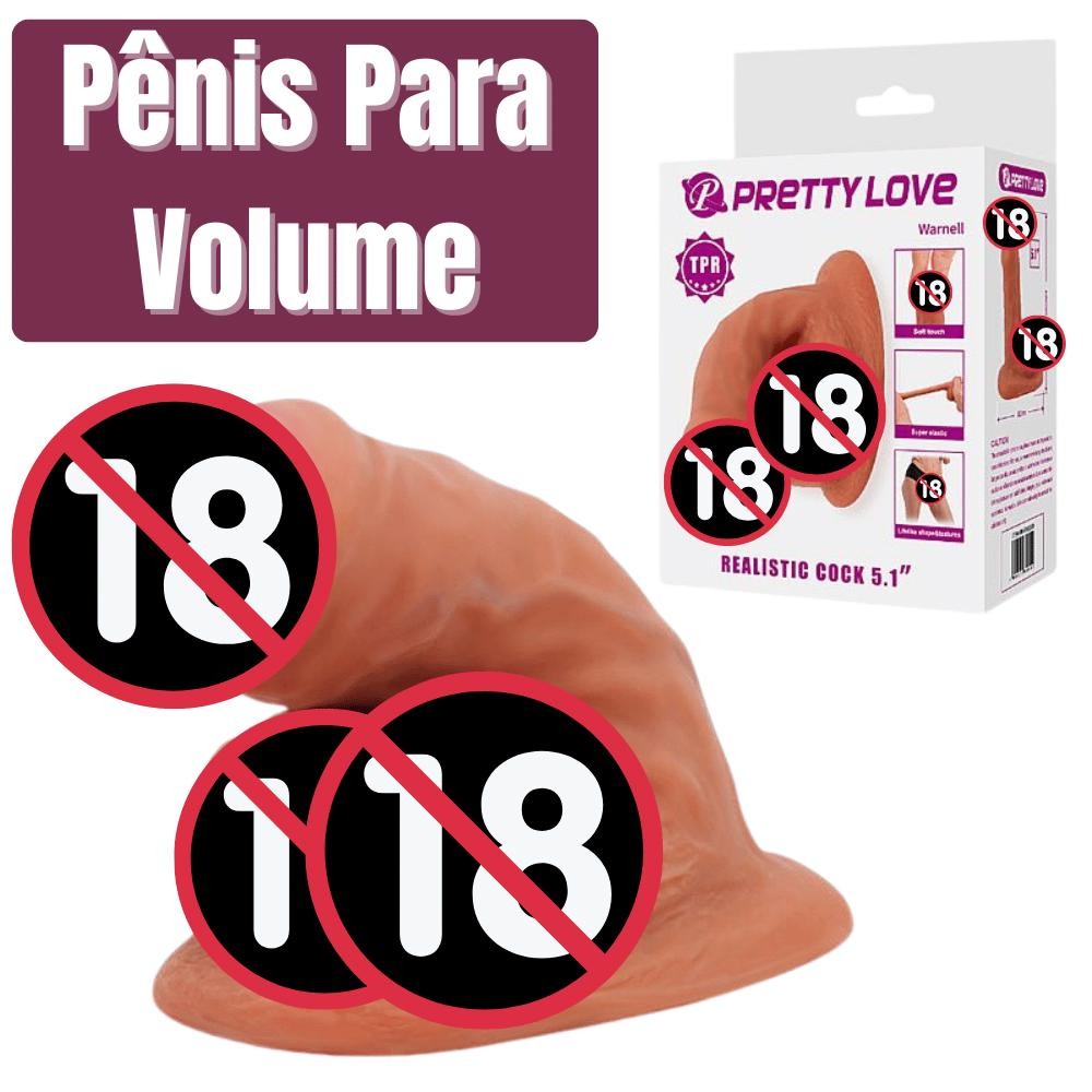 Packer Pênis Realístico – Volume Natural e Discreto 13cm