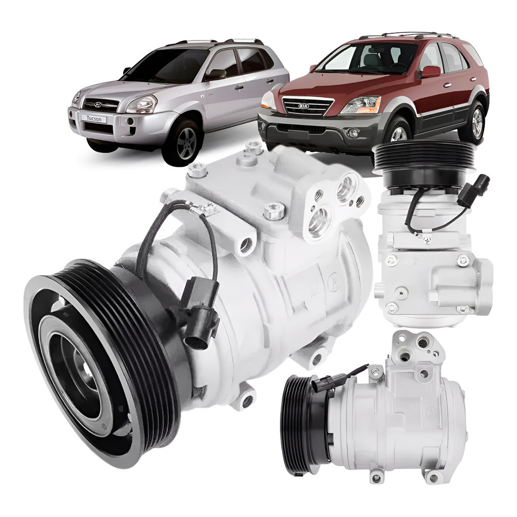 Compressor De Ar Elantra/tucson/sportage/10pa17 6pk 12v 04 novo
