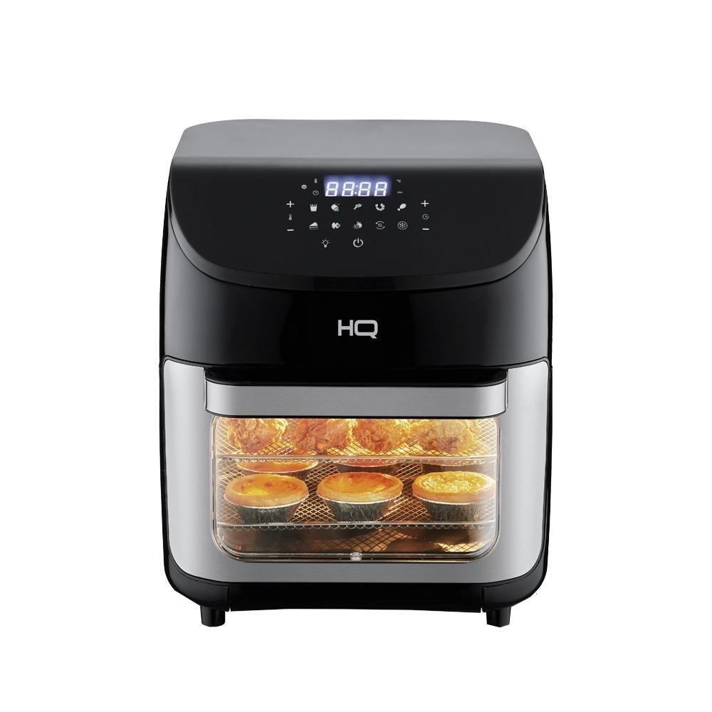Fritadeira Sem Óleo Airfryer Oven HQ 5 Em 1 12 Litros Digital Com Visor Preta HQ-AFO12LDVG 220V em Oferta na Shopee