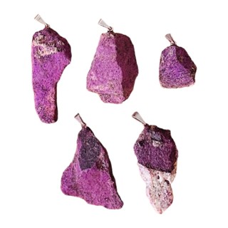Pingente De Pedra Natural Purpurita Bruta - Purificação em Oferta na Shopee