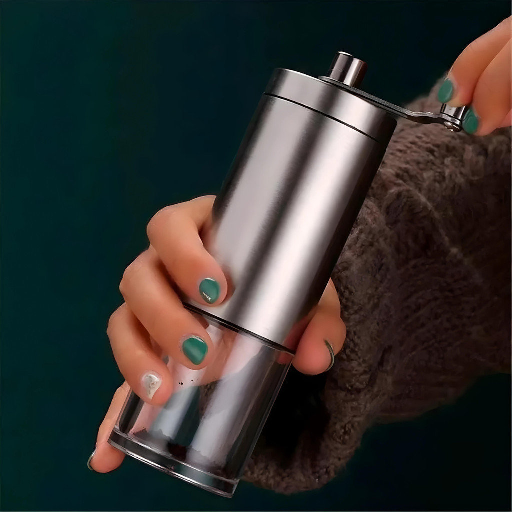 Moedor de Café Médio de Cerâmica Portátil Manual Aço Inox - UnyHome / Cozinha / Café / Prático