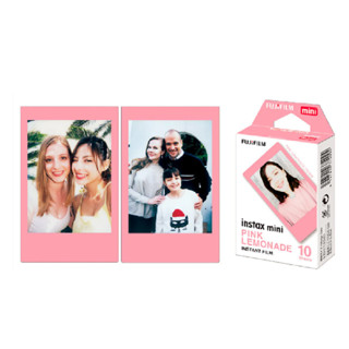 Filmes Fujifilm Instax Mini Pink Lemonade 10 Fotos em Oferta na Shopee