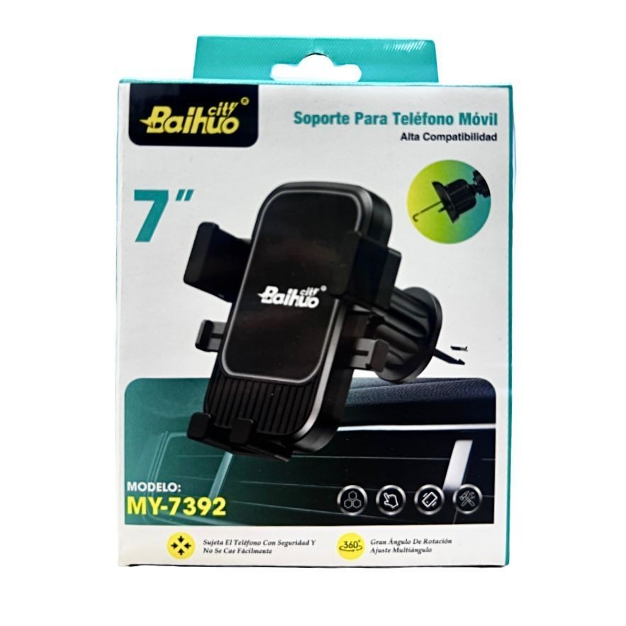 Suporte Veicular Carro Para Celular 360 ° Giratório Universal Multifuncional Ventilacao Ar