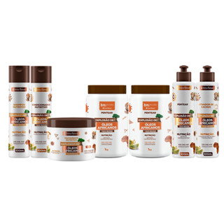 Mega Kit Beleza Natural Óleos Africanos bn.Explosão - Nutrição Intensa + Definição em Oferta na Shopee