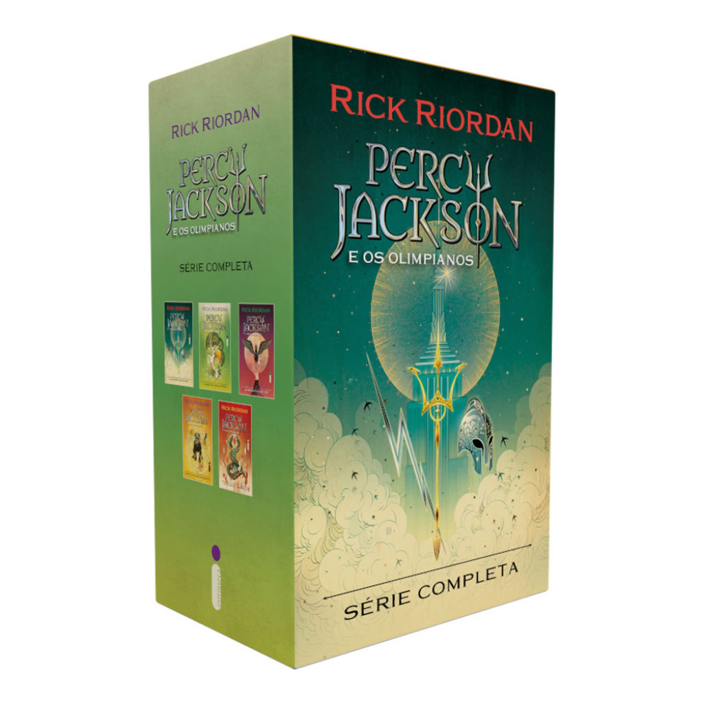 BOX PERCY JACKSON E OS OLIMPIANOS   NOVA EDIÇÃO em Oferta na Shopee